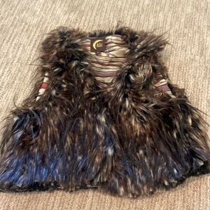Blu moon fur vest